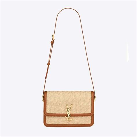 solferino satchel ysl|SOLFERINO MEDIUM SATCHEL IN raffia and vegetable.